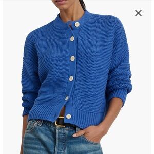 Alex Mill Nico Cardigan in Cosmic Blue